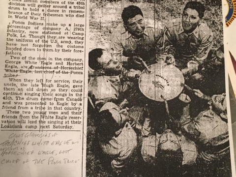 Poncas to Beat Drum in Tribute