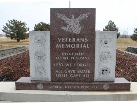 Veterans Memorial   A good start