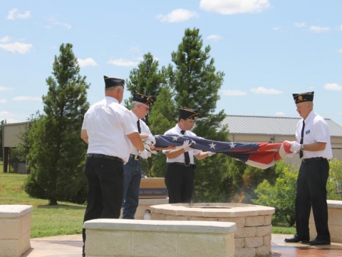 Flag Day Flag Disposal Ceremony 2015