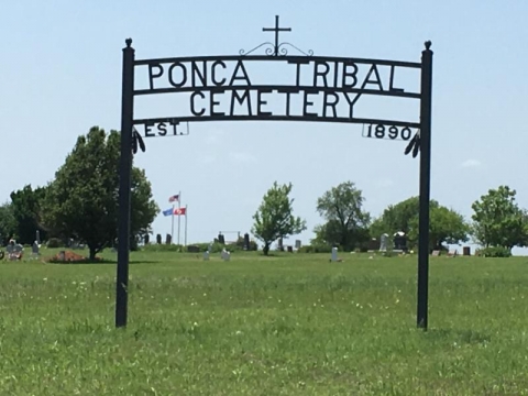 Ponca Tribal Cemetery Established 1890