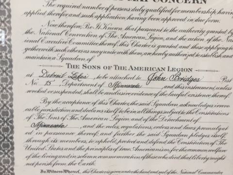 SONS OF THE AMERICAN LEGION