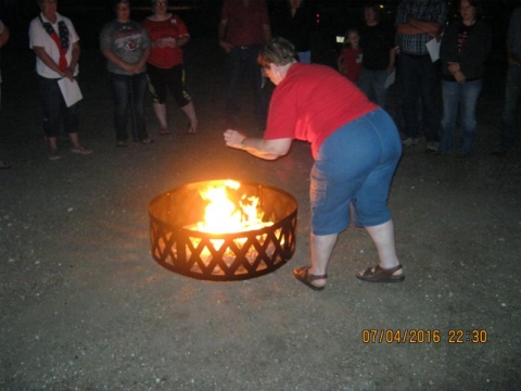 Flag Burning Ceremony