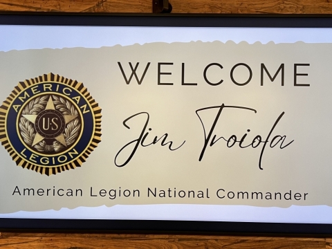 Legion Dinner with the National Commander America Legion Jim Troiola