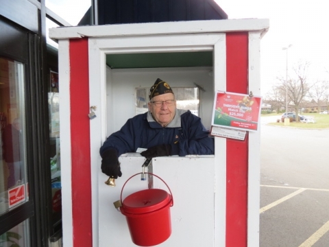 Annual American Legion Post 258 Salvation Army Bell Ringing 
