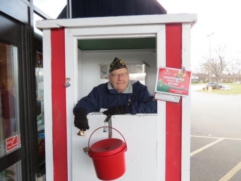 Annual American Legion Post 258 Salvation Army Bell Ringing 