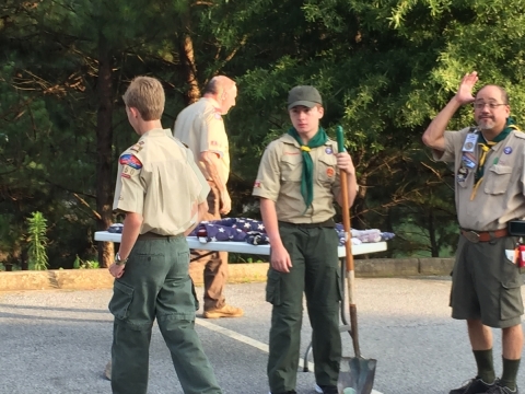 Flag Retirement Ceremony  06-14-18