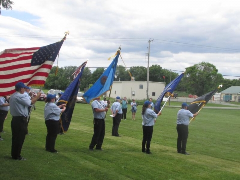 Flag Retirement 2014