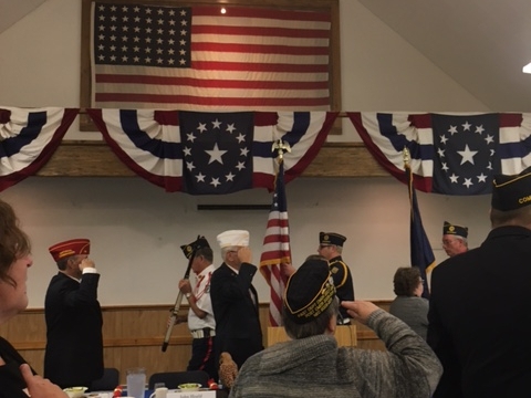 American Legion National Commander Charlie Schmidt at Post 50