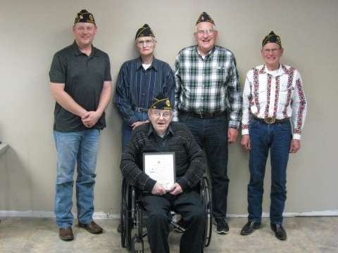 Richard Lien recognized for 60 Years continuous membership