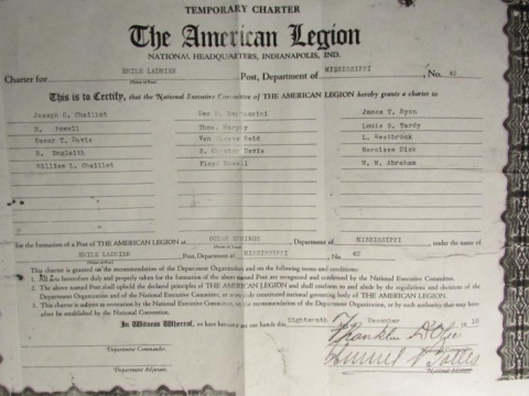 CHARTER  DECEMBER 19,1919