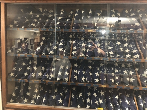 Burial Flag Cabinets