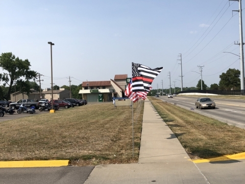 Flag lines and Radom Acts of Patriotism