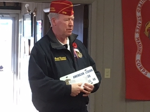 National Commander Brett P. Reistad Visits Post 139