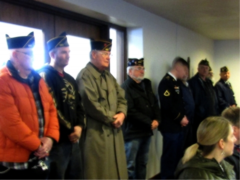 Funeral of Post 287 Legionairre Richard Eibenholzl