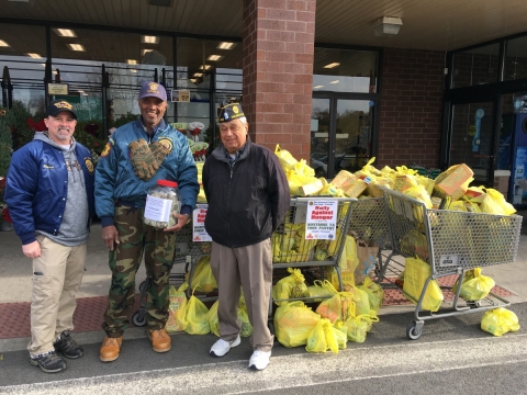 VA Montrose Food Pantry Drive - ShopRite Thornwood, NY - Dec. 2-3, 2017