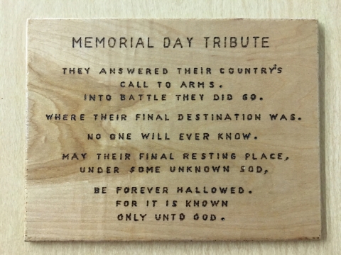 Memorial Day Tribute