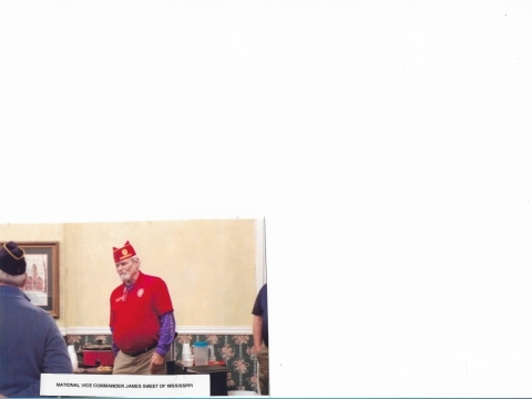 National Vice Commander James Sweet of Missisppi