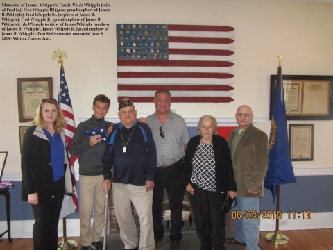 James B. Whipple Memorial Ceremony - June 3, 2018