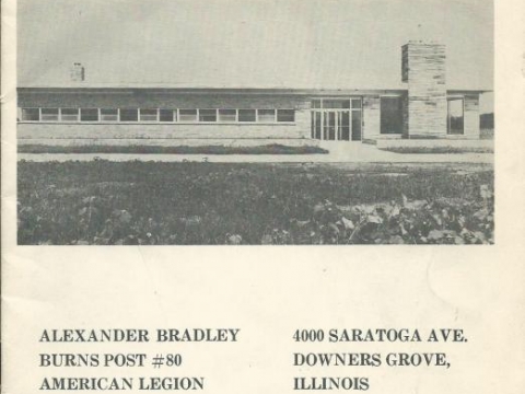September 23, 1961 Dedication of the newPost 80 Home.