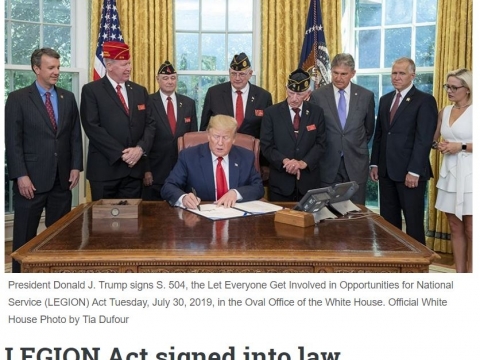 Legion Act Signed into Law