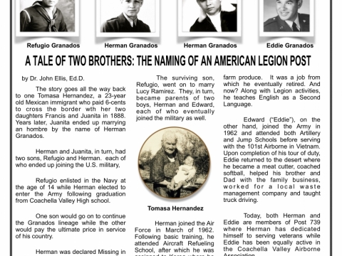 A Glimpse at Post 739's History