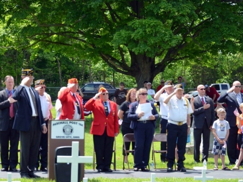 Memorial Day Service and Gold Star Mothers and Families Monument Dedication 2016