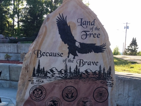 Veteran's Park Monument - June/July 2018