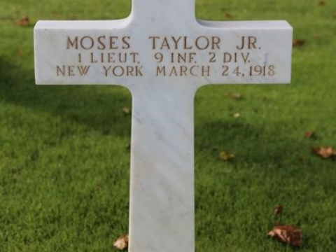 Grave of 1st Lt Moses Taylor