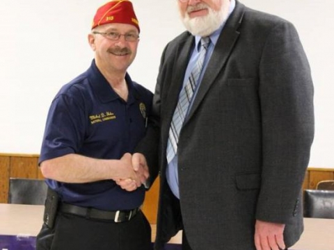 National Commander Helm visits 