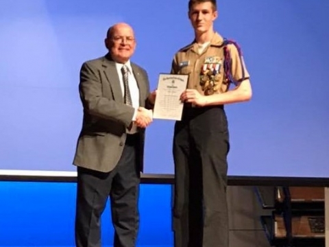 2019 Boys State Scholarship Winner
