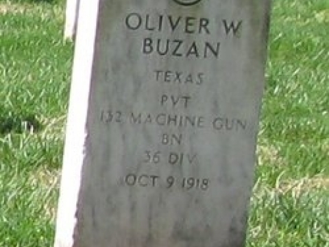 Oliver Windell Buzan Arlington National Cemetery 