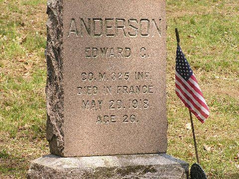 Cpl  Eddie G. Anderson, WWI
