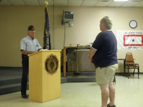Squadron 99, American Post 99 2014-2015 Officer Induction Ceremony