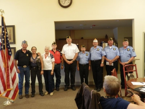American Legion Helps to Support Traveling Vietnam Wall - August, 2016