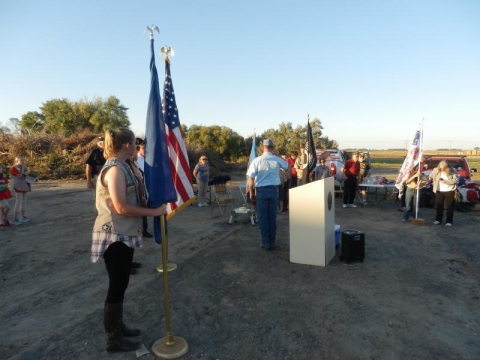 American Legion Flag Retirement Ceremony - Sept 10, 2016