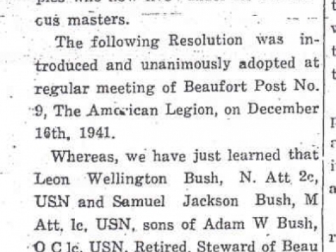 History of Samuel J. Bush