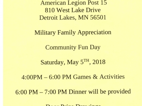 Military Family Appreciation Day