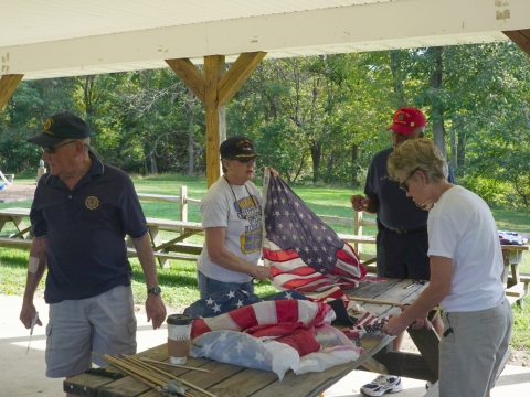 Fall Flag Retirement Ceremony