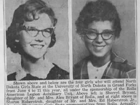 ALA 1960's Flickertail Girls State Attendees