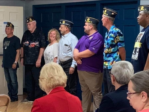 2020 Officers being sworn in