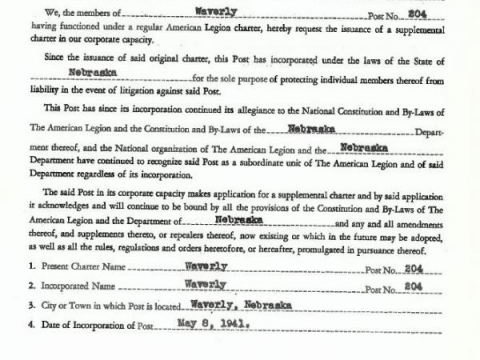 Supplemental Charter