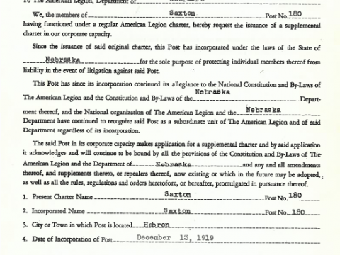 Supplemental Charter