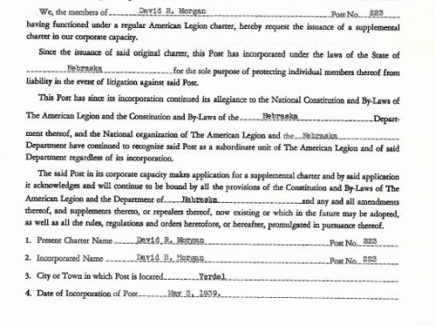 Supplemental Charter