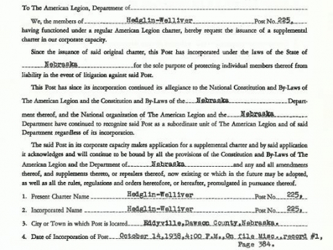 Supplemental Charter