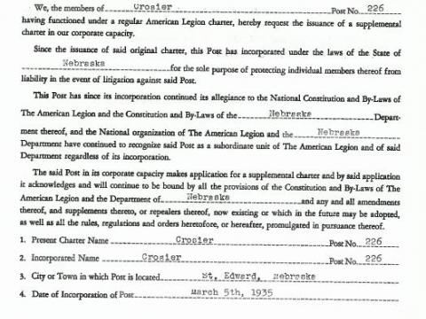 Supplemental Charter