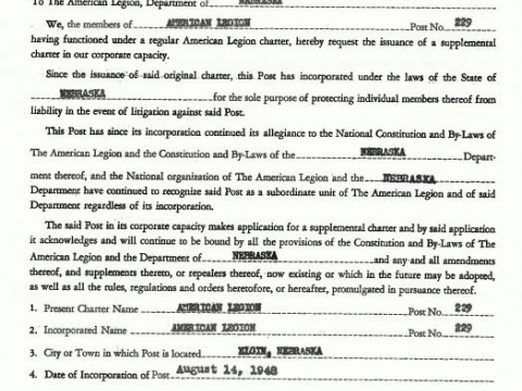 Supplemental Charter