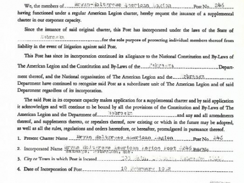 Supplemental Charter