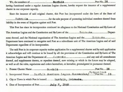Supplemental Charter