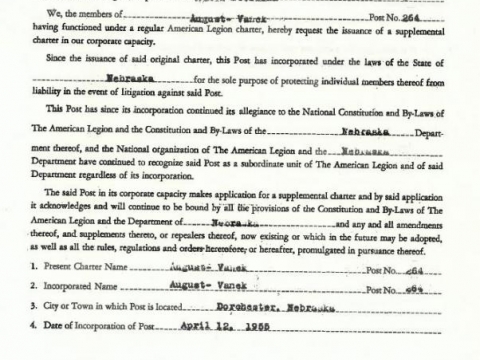 Supplemental Charter