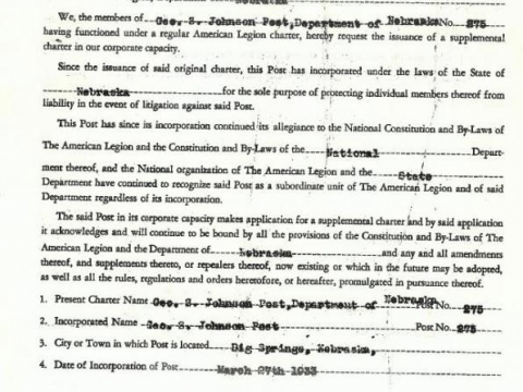 Supplemental Charter